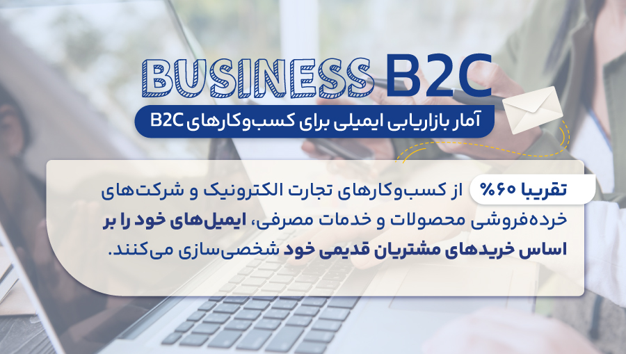 آمار بازاریابی ایمیلی برای کسبوکارهای B2C